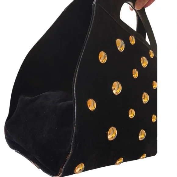 Yves Saint Laurent Black and Gold Clutch - Picture 2 of 9